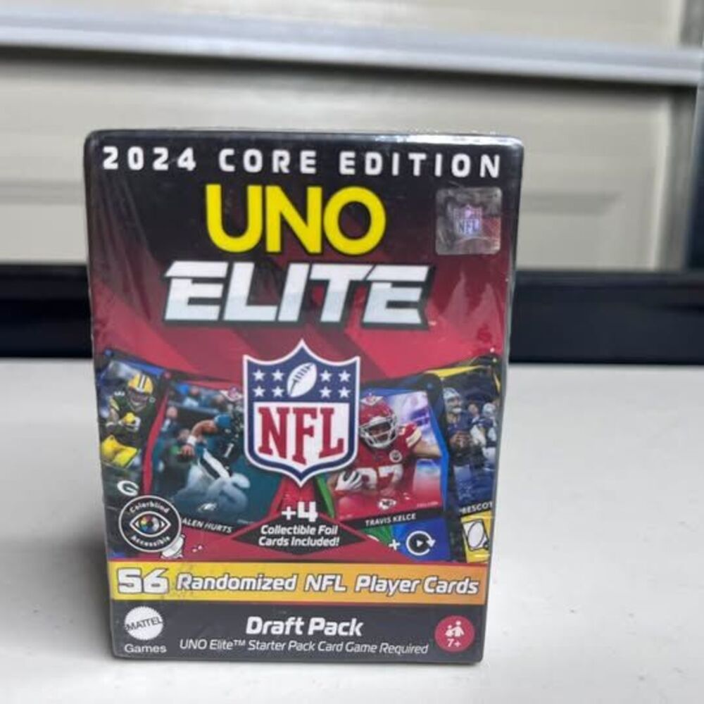 Mattel UNO Elite 2024 Core Edition NFL Draft Pack - 60 Cards